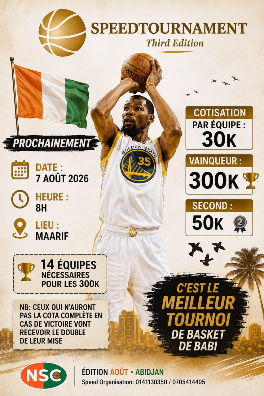 Affiche Speed Tournament